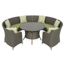 PASTO Set mobilier terasă/grădină, banchetă și masă