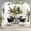 ROYAL Set mobilier terasă/grădină, 4 scaune și masă