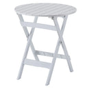 ICARDI Set mobilier terasă/grădină, 2 scaune și masă pliabile