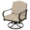 LAUREL Set mobilier terasă/grădină, 2 fotolii rotative