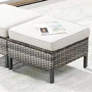 STOKE Set mobilier terasă/grădină, 2 taburete, 2 canapele și măsuță