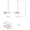 FRAME Suport perie WC