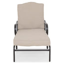 LAUREL Set mobilier terasă/gradină, 2 șezlonguri și măsuță