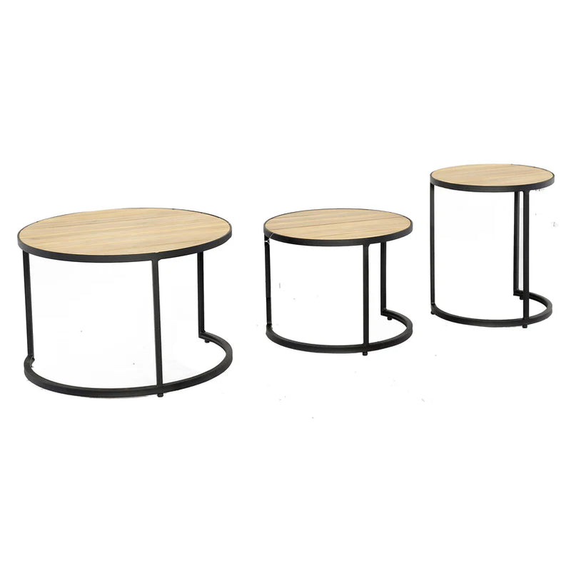 NESTING Set 3 măsuțe exterior