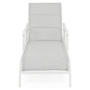SOPHIA Set mobilier terasă/grădină, 2 șezlonguri și măsuță