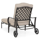 LAUREL Set mobilier terasă/gradină, 2 șezlonguri și măsuță