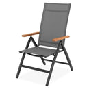 MARCUS/EASY Set mobilier terasă/grădină, 6 scaune și masă extensibilă