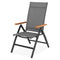 MARCUS/EASY Set mobilier terasă/grădină, 6 scaune și masă extensibilă