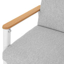 VALDIVIA Set mobilier terasă/grădină, 2 scaune recliner
