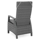 BAKU Set mobilier terasă/grădină, 2 scaune cu spătar reglabil