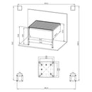 MIRADOR PREMIUM Pavilion perete, 300x360cm