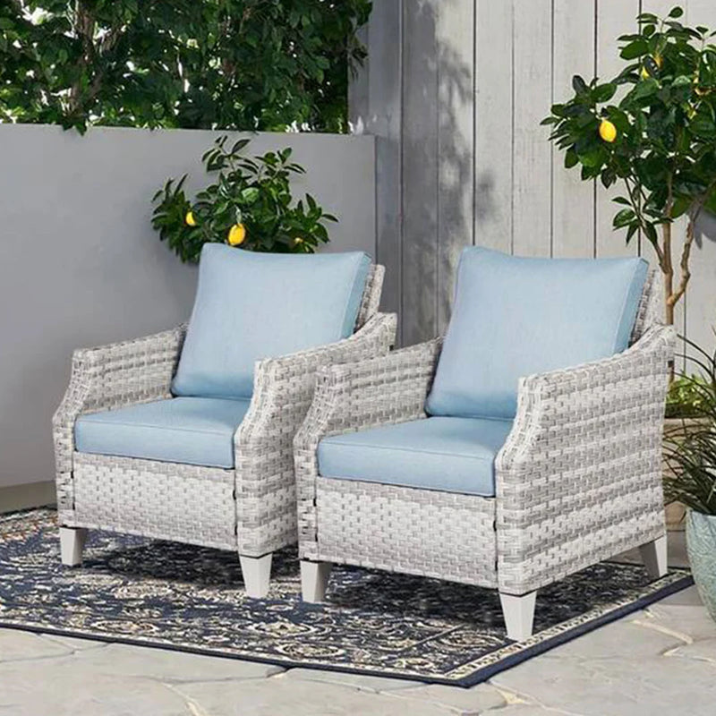 DERBY Set mobilier terasă/grădină, 2 fotolii, 2 taburete, canapea