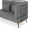 COTTAGE Set mobilier terasă/grădină, element de colț și element central