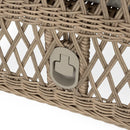 COSETTE Set mobilier terasă/grădină, 2 fotolii, 2 taburete și măsuță