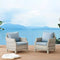 DERBY Set mobilier terasă/grădină, 2 fotolii, 2 taburete, canapea