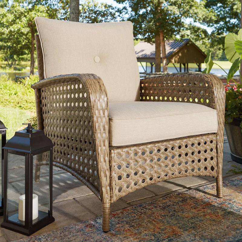 BRAYLEE Set mobilier terasă/grădină, 2 fotolii, canapea și masă