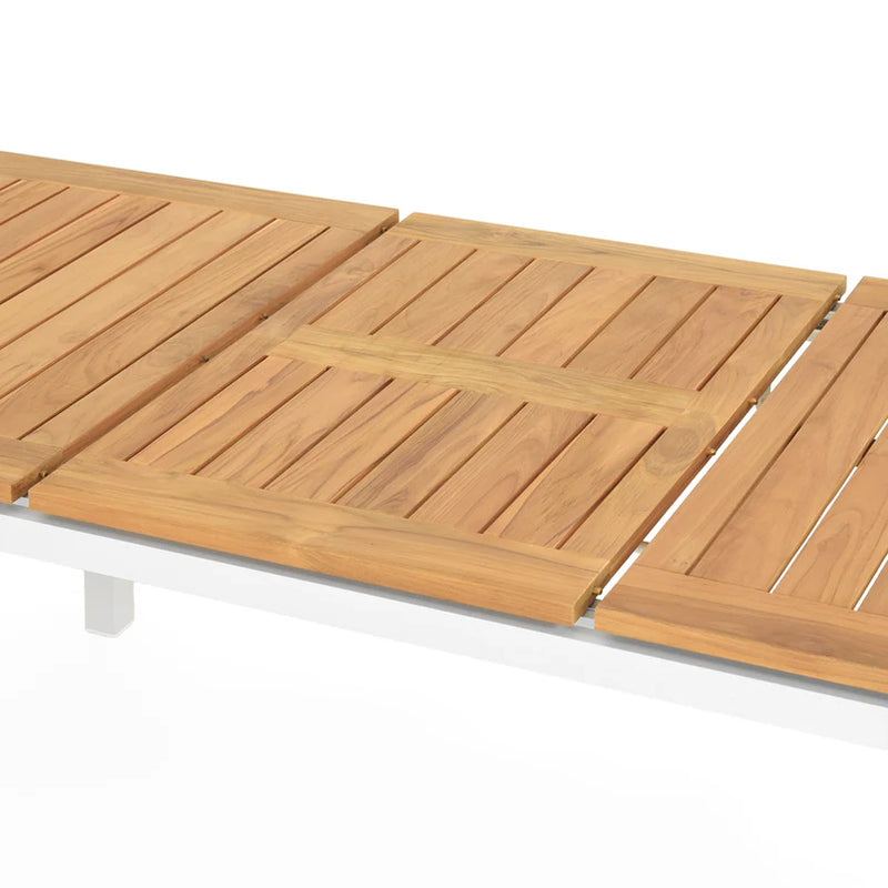 ESSENCE Masă extensibilă exterior alb