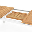 ESSENCE Masă extensibilă exterior alb