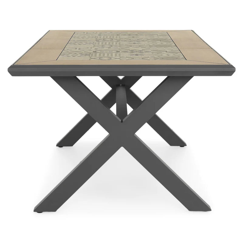 PAFOS Set mobilier terasă/grădină, masă și 6 scaune
