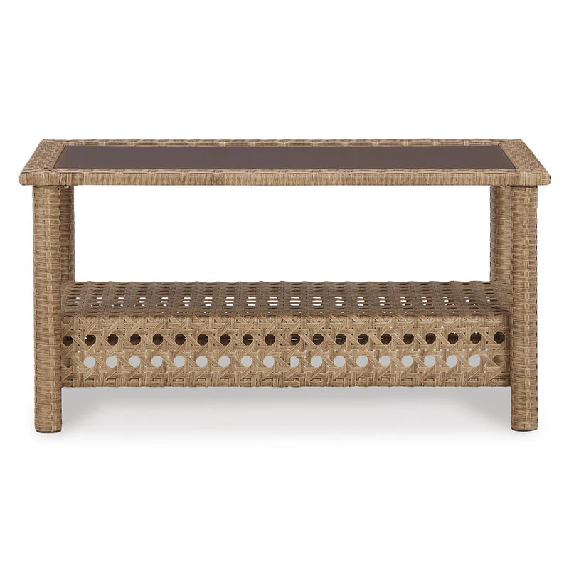 BRAYLEE Set mobilier terasă/grădină, 2 fotolii, canapea și masă