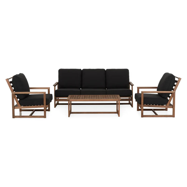 MARQUISE Set mobilier terasă/grădină, 2 fotolii, canapea și măsuță
