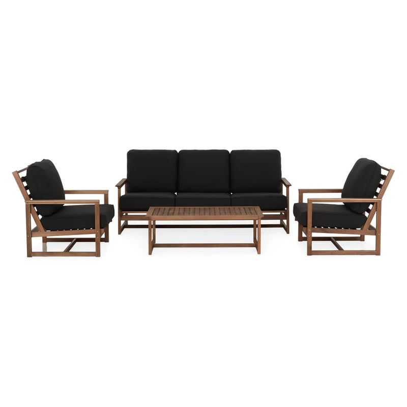 MARQUISE Set mobilier terasă/grădină, 2 fotolii, canapea și măsuță