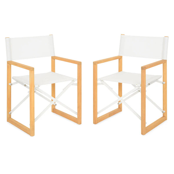 REGIZOR Set mobilier terasă/grădină, 2 scaune pliabile
