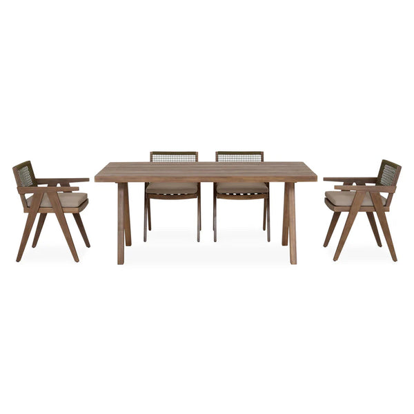 PERTH Set mobilier terasă/grădină, 4 scaune și masă