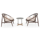 CIRCLE/ROYAL Set mobilier terasă/grădină, 2 fotolii și măsuță