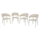 NEXUS Set mobilier terasă/grădină, 4 scaune