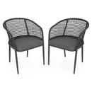 VOLOS Set mobilier terasă/grădină, 2 scaune