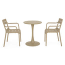 PLEZURO/CRUSOE Set mobilier terasă/grădină, 2 scaune și masă