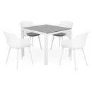ENCORE/PACO Set mobilier terasă/grădină, 4 scaune și masă