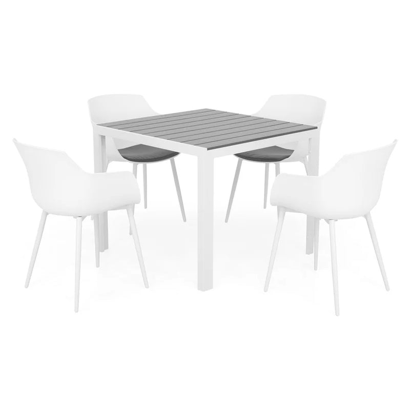 ENCORE/PACO Set mobilier terasă/grădină, 4 scaune și masă