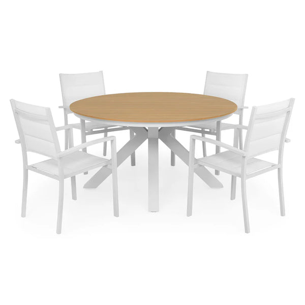 BAHIA/DRESDEN Set mobilier terasă/grădină, 4 scaune și masă