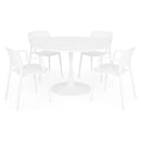 PLEZURO/MARCO Set mobilier terasă/grădină, 4 scaune și masă