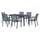MARTA Set mobilier terasă/grădină, 6 scaune și masă