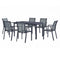 MARTA Set mobilier terasă/grădină, 6 scaune și masă