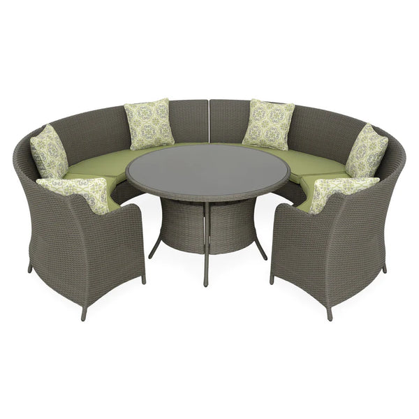 PASTO Set mobilier terasă/grădină, banchetă și masă