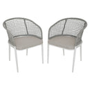 VOLOS Set mobilier terasă/grădină, 2 scaune