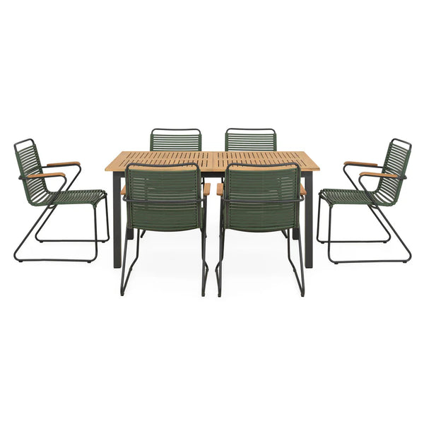 MARCUS/SLIMM Set mobilier terasă/grădină, 6 scaune și masă