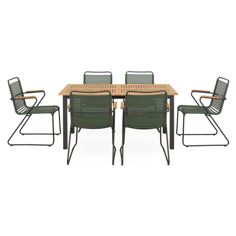 MARCUS/SLIMM Set mobilier terasă/grădină, 6 scaune și masă