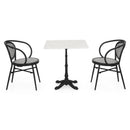 RIVA/SELINA Set mobilier terasă/grădină, 2 scaune și masă