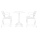 CIRCLE/MARCO Set mobilier terasă/grădină, 2 scaune și masă