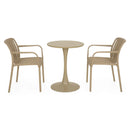PLEZURO/ALPINE Set mobilier terasă/grădină, 2 scaune și masă