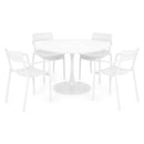 PLEZURO/CRUSOE Set mobilier terasă/grădină, 4 scaune și masă