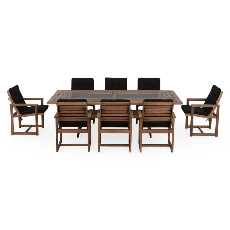 MARQUISE Set mobilier terasă/grădină, 8 scaune și masă