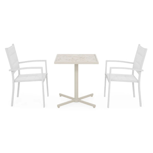 MOCHA/DRESDEN Set mobilier terasă/grădină, 2 scaune și masă