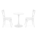 PLEZURO/SUCCOR Set mobilier terasă/grădină, 2 scaune și masă alb