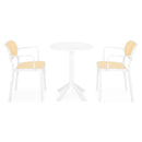 CIRCLE/ALIVIO Set mobilier terasă/grădină, 2 scaune și masă